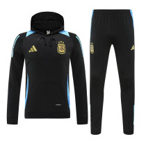 25/26 Argentina Black Hooded Tracksuit 25/26 Argentina Black Hooded Tracksuit