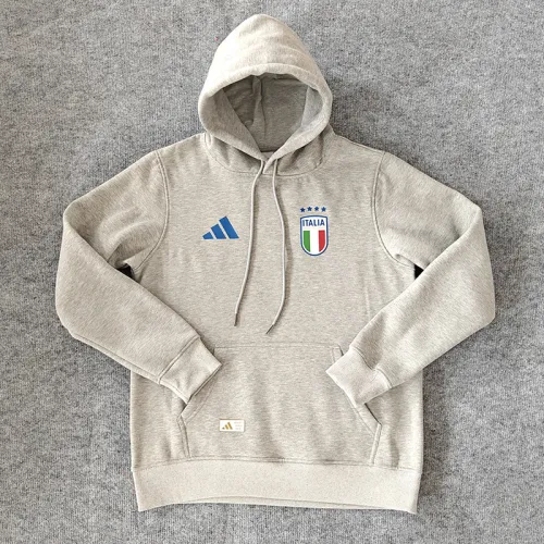 24/25  Italy  Grey Hooded Sweat Shirt加绒