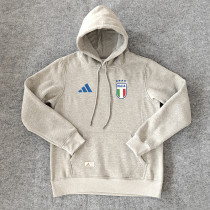 24/25 Italy Grey Hooded Sweat Shirt加绒 24/25 Italy Grey Hooded Sweat Shirt加绒