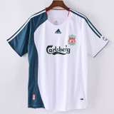 2006/2007 LIV Away White Retro Soccer Jersey
