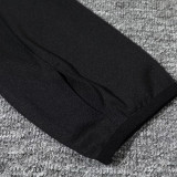 24/25 RMA Black Player version  Half Pull Tracksuit  (球员版、半拉链)