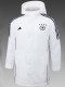 24/25 Germany White Hooded Cotton Coat (黑标)帽棉衣
