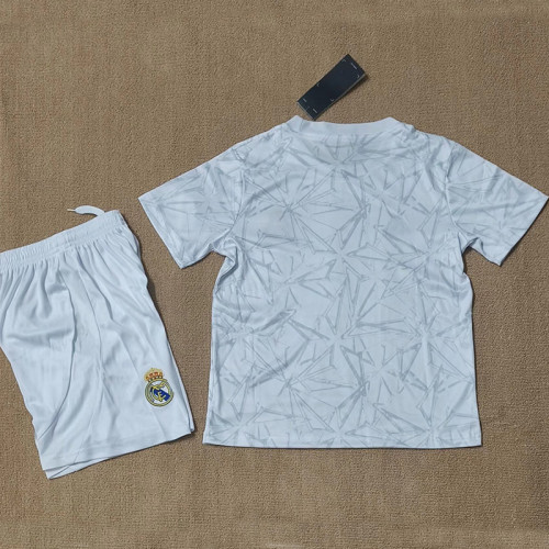 24/25 RMA  Pre Match White Kids Training Shirts