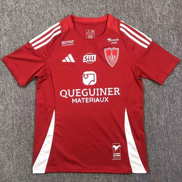 24/25 Stade Brestois Home Fans Soccer Jersey