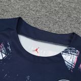 24/25 PSG Royal Blue Graffiti Training Short Suit