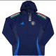 24/25 Man Utd Royal Blue Hooded Windbreaker