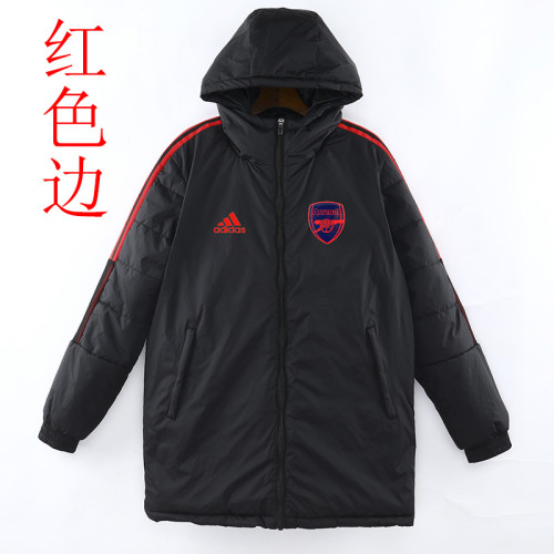 22/23 ARS Black Hooded Cotton Coat Red Edge (红色边) 棉衣