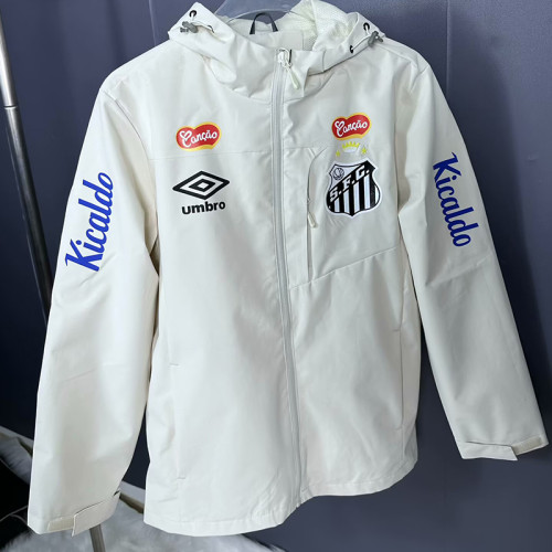 2025  Santos FC White  Windbreaker
