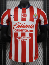 24/25 Chivas Home  Player Version Soccer Jersey