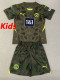 24/25  Dortmund Dark Green Goalkeeper Kids Soccer Jersey(儿童）