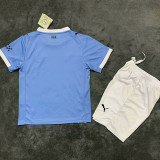 25/26 Man City Home Kids Soccer Jersey