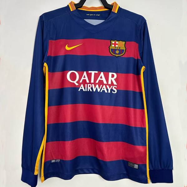 2015/2016 BAR Home Long Sleeve Retro Soccer Jersey