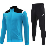 25/26 JM Lake Blue Jacket Tracksuit #2309湖蓝色