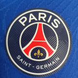 2025  PSG Blue Player Version  Polo Shirt