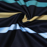 24/25 France Black And Colored StripesTraining Short Suit