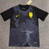 24/25 Brazil Jesus Black Fans Soccer Jersey