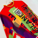 1996 England Red Goalkeeper Long Sleeve (David Seaman) Retro Soccer Jersey(长袖、包印字）