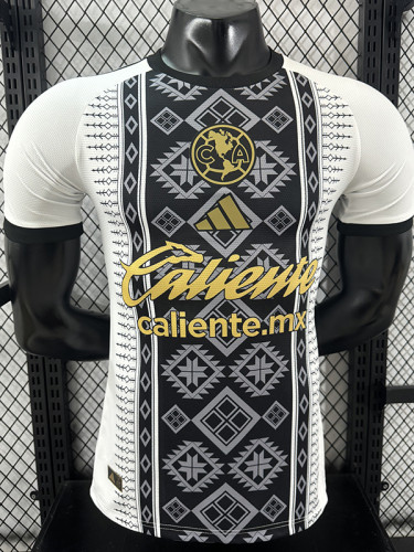 25/26 Club America  Special Edition White Grey Player Version Soccer Jersey