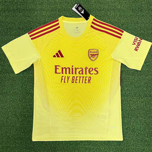 25/26 ARS Goalkeeper Yellow Fans Soccer Jersey