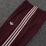 25/26 Bayern Maroon Half Pull Tracksuit #B2512 (半拉链)