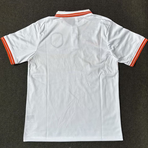 21/23 Netherlands White Classic Polo Short Sleeve