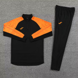 24/25 JO Black&Oronge Half Zipper Sportswear # 809黑橙色(半拉链)