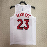 22/23 Raptors VANVLEET #23 White Top Quality Hot Pressing NBA Jersey