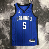 22/23 Magic BANCHERO #5 Royal blue Top Quality Hot Pressing NBA Jersey (Trapeze Edition)
