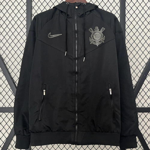 24/25 Corinthians Black Windbreaker