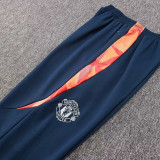24/25 Man Utd Orange  Half Pull Tracksuit  (橙色、半拉链)