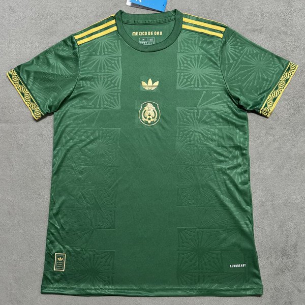 25/26 Mexico Golden Cup Edition Green (RUBBER BADGE) Fans Soccer Jersey(胶章）