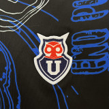 24/25  Universidad De Chile Black Goalkeeper Fans Soccer Jersey