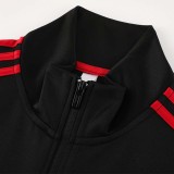 24/25  Man Utd  Black（Red Edge Jacket Tracksuit （三红边）