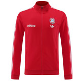 24/25  Bayern Red Jacket Tracksuit