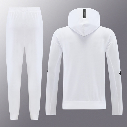 24/25 NM05 White Hooded Jacket Tracksuit