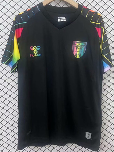 24/25 Sunderland Black Co branded Edition Fans Soccer Jersey