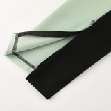 24/25 RMA Black & Light Green Pants Jacket Tracksuit#03