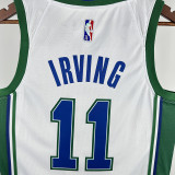 75th Anniversary Dallas Mavericks LRVING #11 White Top Quality Hot Pressing City Edition NBA Jersey（城市版）