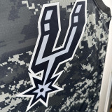 Sa Spurs Wen Ban Yama #1 Camouflage Top Quality Hot Pressing NBA Jersey