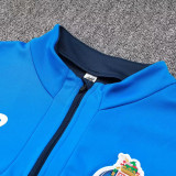 24/25  Porto Royal Blue Half Pull Tracksuit  (宝蓝、半拉链)