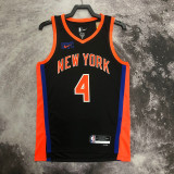 22/23 KNICKS ROSE #4 Black City Edition Top Quality Hot Pressing NBA Jersey