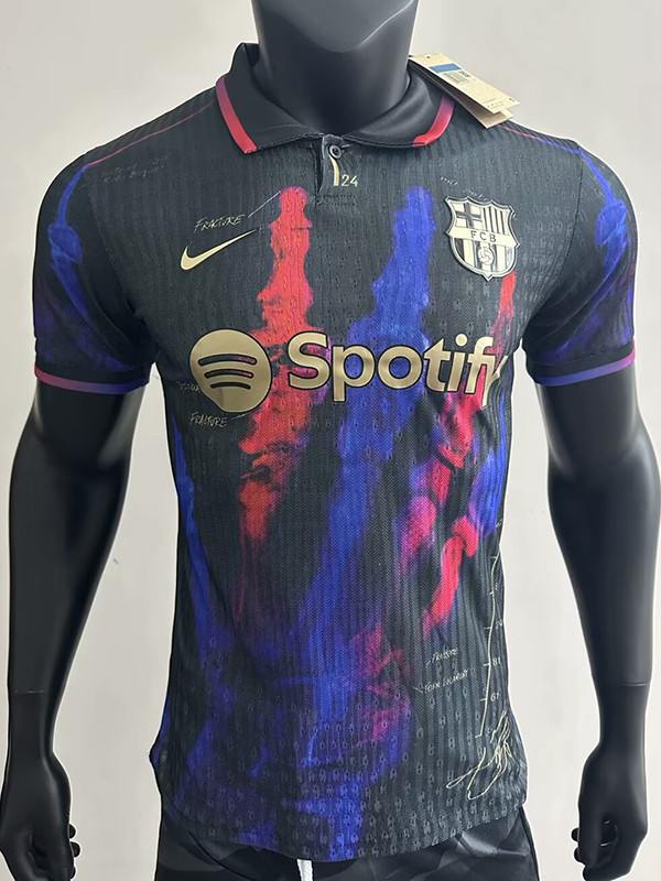 25/26 BAR Tricolor Special Edition Player Version Soccer Jersey