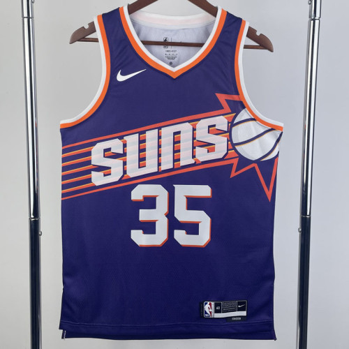 23/24 SUNS DURANT #35 Purple Top Quality Hot Pressing NBA Jersey