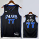 23/24 Dallas Mavericks DONCIC #77 Black City Edition Top Quality Hot Pressing NBA Jersey(V领)