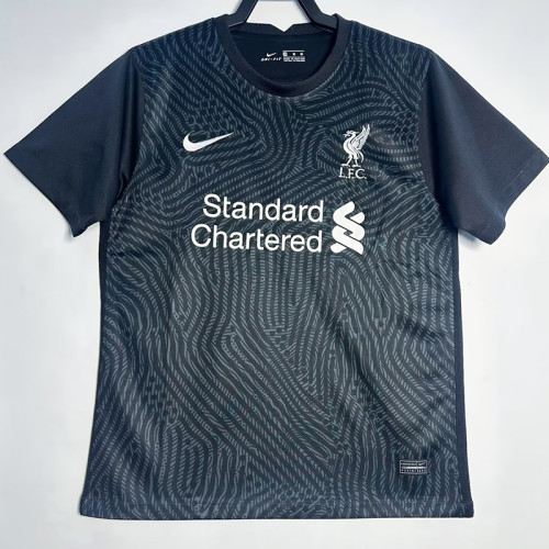 2020/2021 LIV Black Goalkeeper  Retro Soccer Jersey