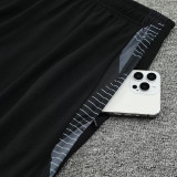 24/25 Al-Nassr Black Half Pull Tracksuit  (半拉链)
