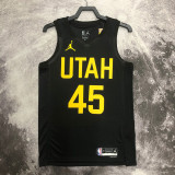 22/23 JAZZ MITCHELL #45 Black Top Quality Hot Pressing NBA Jersey (Trapeze Edition)