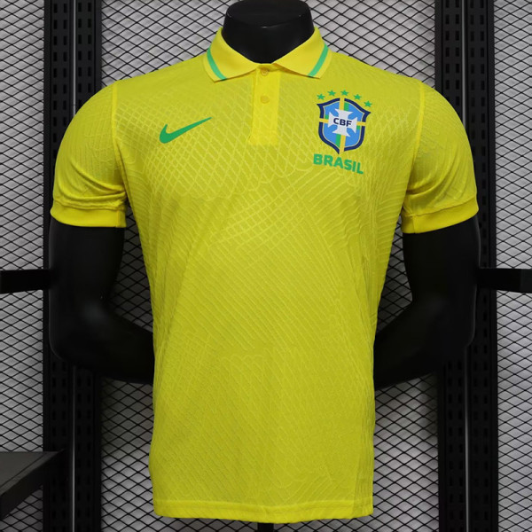 24/25 Brazil Yellow Special Edition Player Version Soccer Jersey