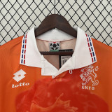 1996 Netherlands Home Retro Soccer Jersey