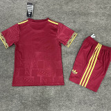 25/26  Mexico Red Gold Cup Kids Soccer Jersey（embroidery、胸前刺绣章)